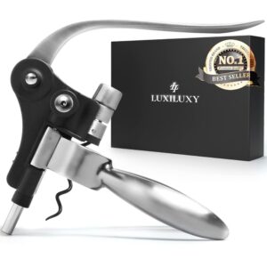 Luxiluxy Lever Corkscrew Wine Bottle Opener